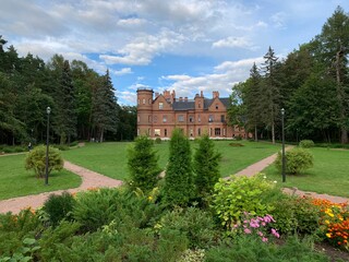 Herzen castle in the Victorian style in the Moscow region