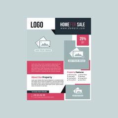 Real Estate Flyer Template design fully Commercial Use 