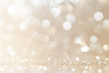 Gold, beige light brown abstract light background, Golden shining lights, sparkling glittering...