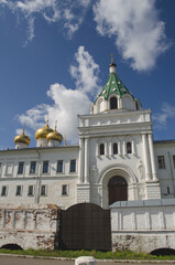 Fototapeta na wymiar View of Ipatievsky male monastery in Kostroma Russia
