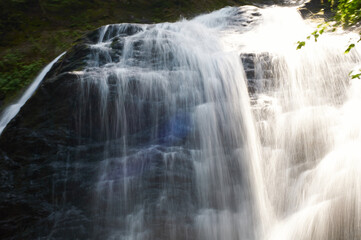 Fototapeta na wymiar Layered Waterfall