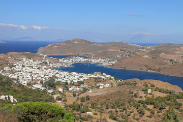 Greece. Aegean Islands. Patmos, View of Skala