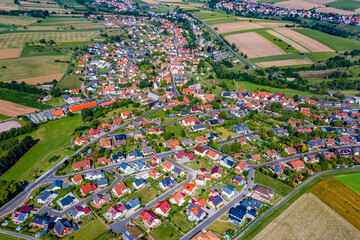 Fototapeta premium Esselbach in Bayern aus der Luft | Luftbilder von Esselbach 