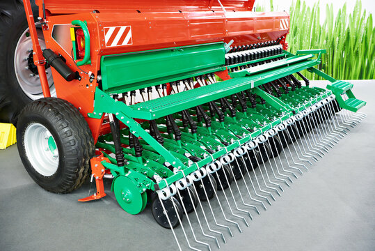 Row Seed Drill Grain