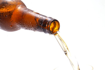 Copo de cerveja com espuma