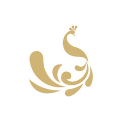 Naklejka premium Peacock logo vector template, Creative Peacock logo design concepts, Illustration