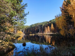 lake in autumn
