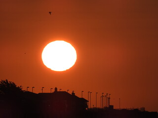 Sunrise, view from the promenade