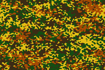 Full seamless camouflage texture skin pattern vector for military textile. Usable for Jacket Pants Shirt and Shorts. Dirty army camo masking design for hunting fabric print and wallpaper. 