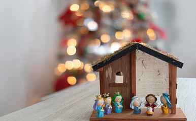 Christmas crib, birth of jesus