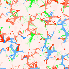 Full Seamless Women Dress Texture Pattern. Abstract Watercolor Design Background for Fashion and Home Design.