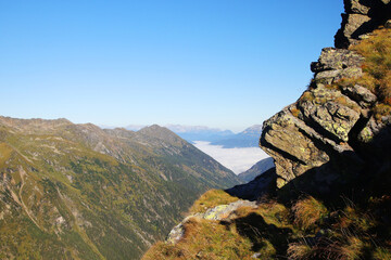 Mountain view in Klafferkessel, Austria