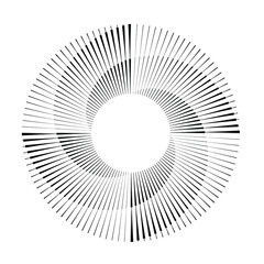 Radial speed Lines in Spiral Form for comic books . fireworks Explosion background . Vector Illustration . Starburst
 round Logo . Circular Design element . Abstract Geometric star rays . Sunburst .