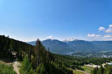 Fototapeta na wymiar Coastal Mountains in British Columbia. Canada
