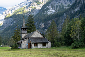 Fototapeta na wymiar Kandersteg ein Traum in den Alpen der Schweiz