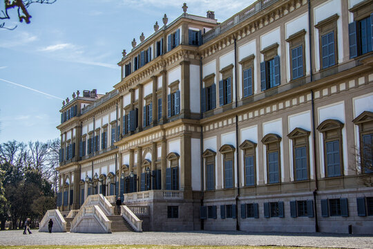 Picture in the real villas of Monza, Italy