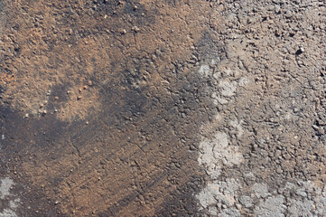 Rustic brown cement wall texture 
background with textures and weathering - very textured, panorama banner long.