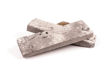 Clinker brick isolated on the white