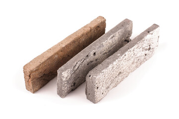 Clinker brick isolated on the white