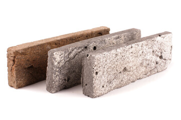Clinker brick isolated on the white