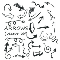 set of beautiful arrows