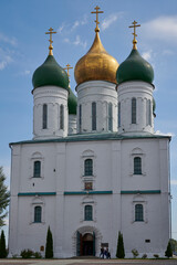 Fototapeta na wymiar Russia. Kolomna town. Cathedral Square. Assumption Cathedral