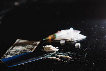 syringe, drug use and prohibited substances