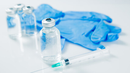 vaccine for coronaviruses, gloves to protect personal physician