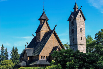 Spokój wokół świątyni Wang.