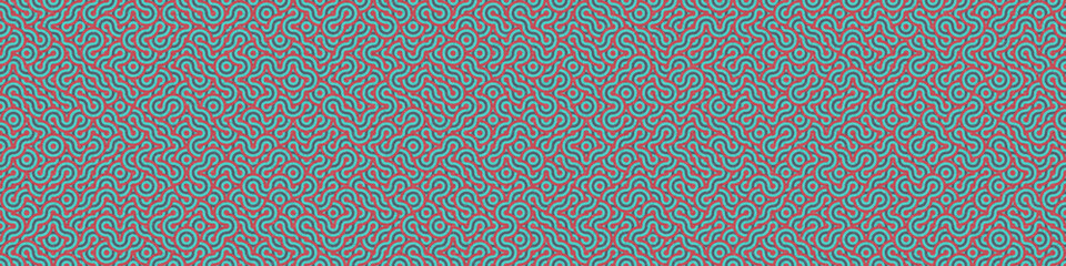 Abstract Geometric Pattern generative computational art illustration