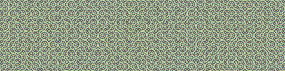 Abstract Geometric Pattern generative computational art illustration