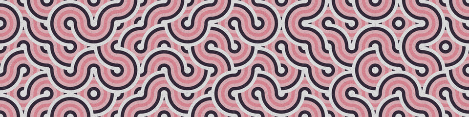 Fototapeta premium Abstract Geometric Pattern generative computational art illustration