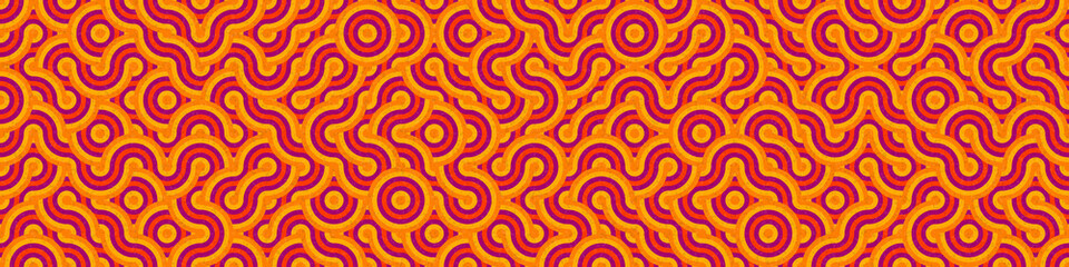 Abstract Geometric Pattern generative computational art illustration