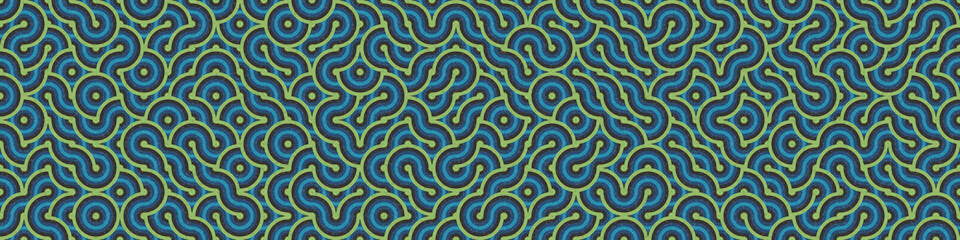 Abstract Geometric Pattern generative computational art illustration