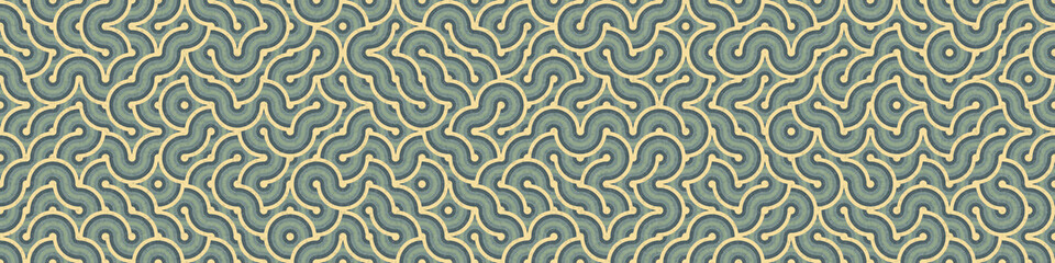 Abstract Geometric Pattern generative computational art illustration