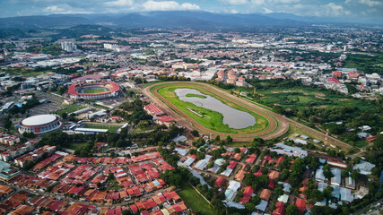 Obraz premium HIPODROMO PRESIDENTE REMO, PANAMA PANAMA, HIPICA HIPICA
