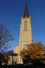 Fototapeta na wymiar katholische Pfarrkirche Herz-Jesu Euskirchen