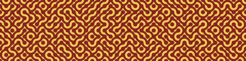 Abstract Geometric Pattern generative computational art illustration