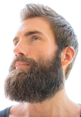 Obraz premium A portrait on white background