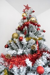 Christmas tree with Christmas decorations