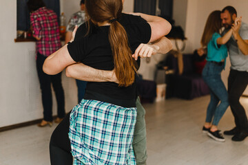 Kharkiv. Ukraine. 11.25.2020 dancers dancing during coronavirus at a party