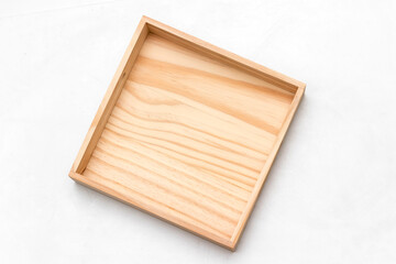 Naklejka na ściany i meble Wood Serving Tray, Kitchen Wooden Tray