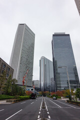 High buildings in Shinjuku district in Tokyo (Japan)