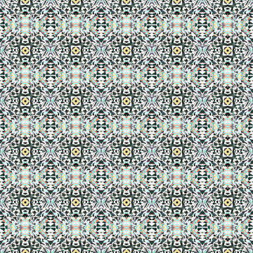 Traditional Graphic  Texture. Teal, Green, Mint 