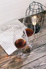 glass of wine