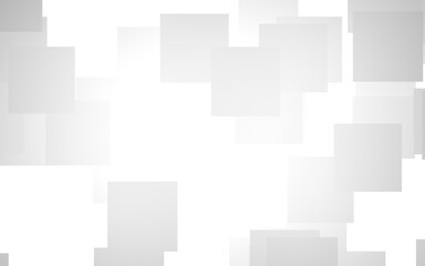 White abstract background. Misty backdrop with grey squares. 3D illustration