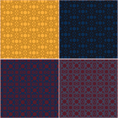 Seamless decorative pattern in vintage style. Abstract and modern pattern texture.