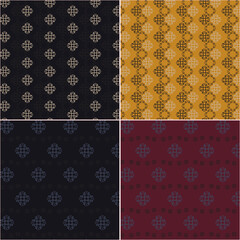Seamless decorative pattern in vintage style. Abstract and modern pattern texture.