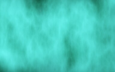 Background of abstract green color smoke. The wall of green fog. 3D illustration