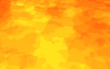 Abstract Fire Background with Flames. Wall of Fire. Glare on the water. 3D illustration